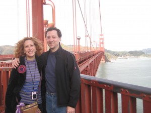 On the Golden Gate Bridge